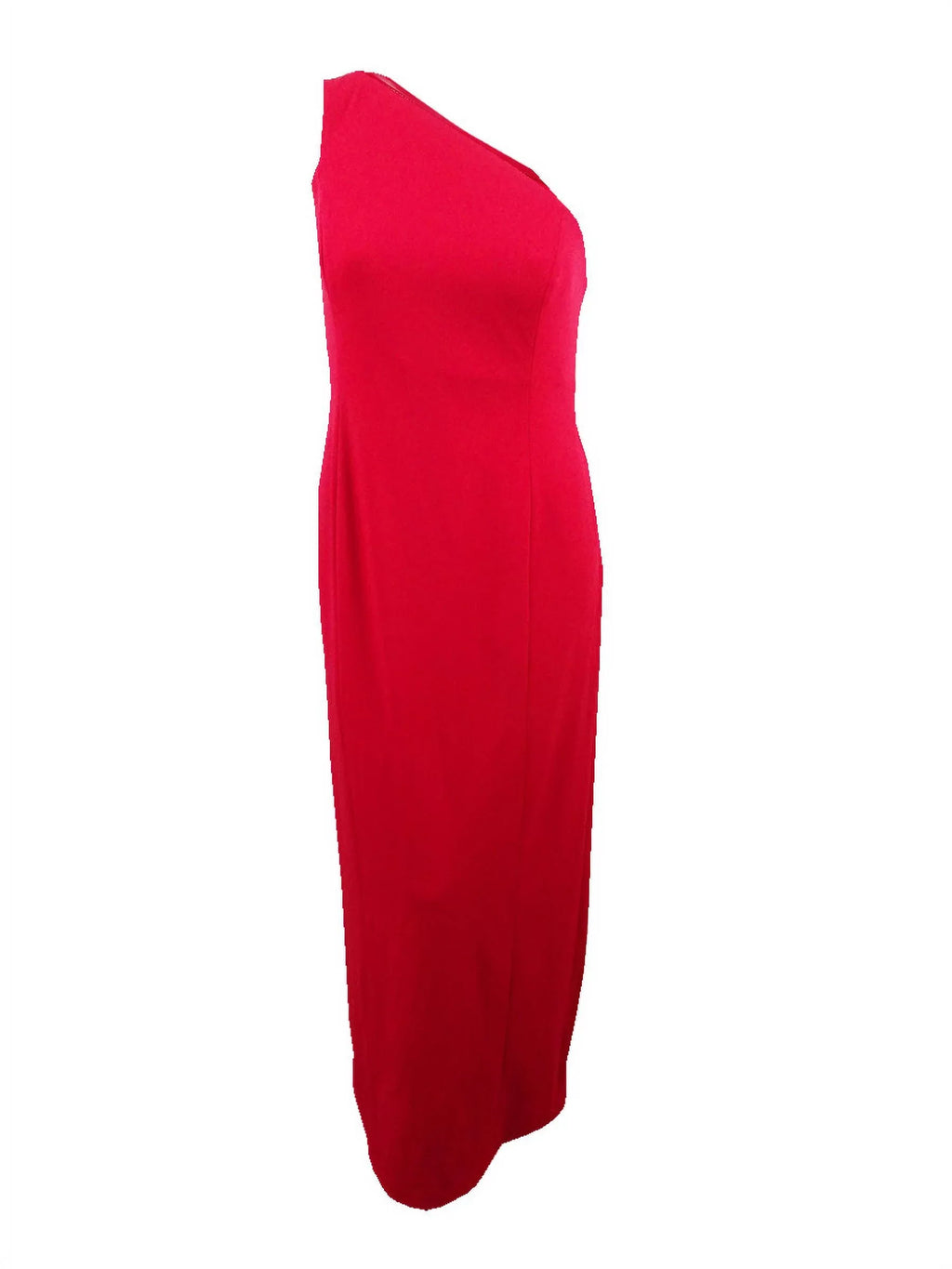 Calvin Klein Women's Sizelit One-Sizehoulder Gown (14, Red)