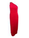 Calvin Klein Women's Sizelit One-Sizehoulder Gown (14, Red)