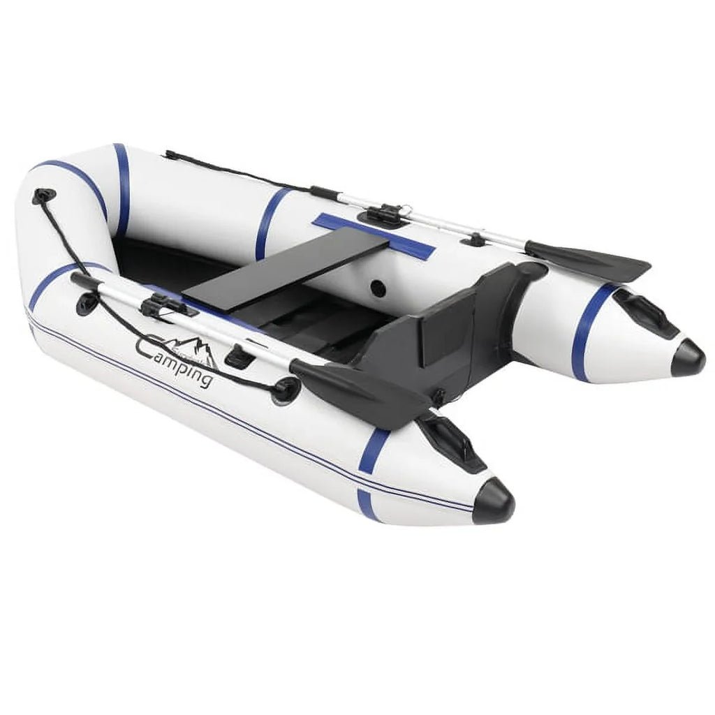 Fithood Camping Sizeurvivals 7.5ft PVC 180kg Water Adult Assault Boat OFF-WHITEf