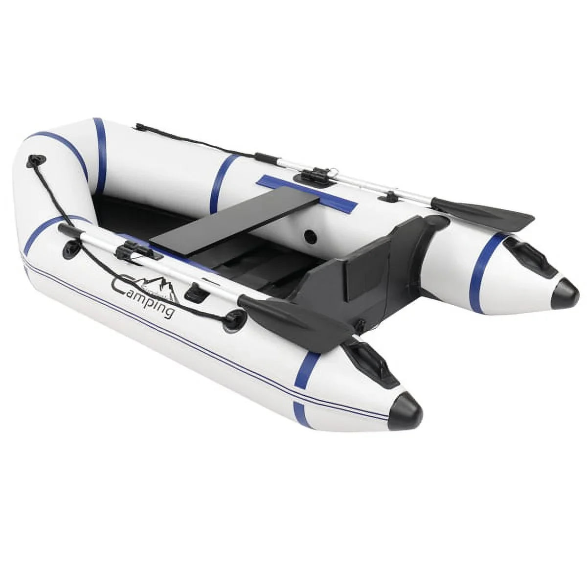 Fithood Camping Sizeurvivals 7.5ft PVC 180kg Water Adult Assault Boat OFF-WHITEf