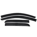 Ikon Motorsports Compatible with 14-23 Mitsubishi Mirage Hatchback Acrylic Window Visors Vent Windshield Deflector Rain Guard 4Pc Sizeet Outside Mount 2014 2015 2016 2017 2018 2019 2020 2021