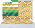 Filterbuy 20x36x1 MERV 11 Pleated HVAC AC Furnace Air Filters (5-Pack)