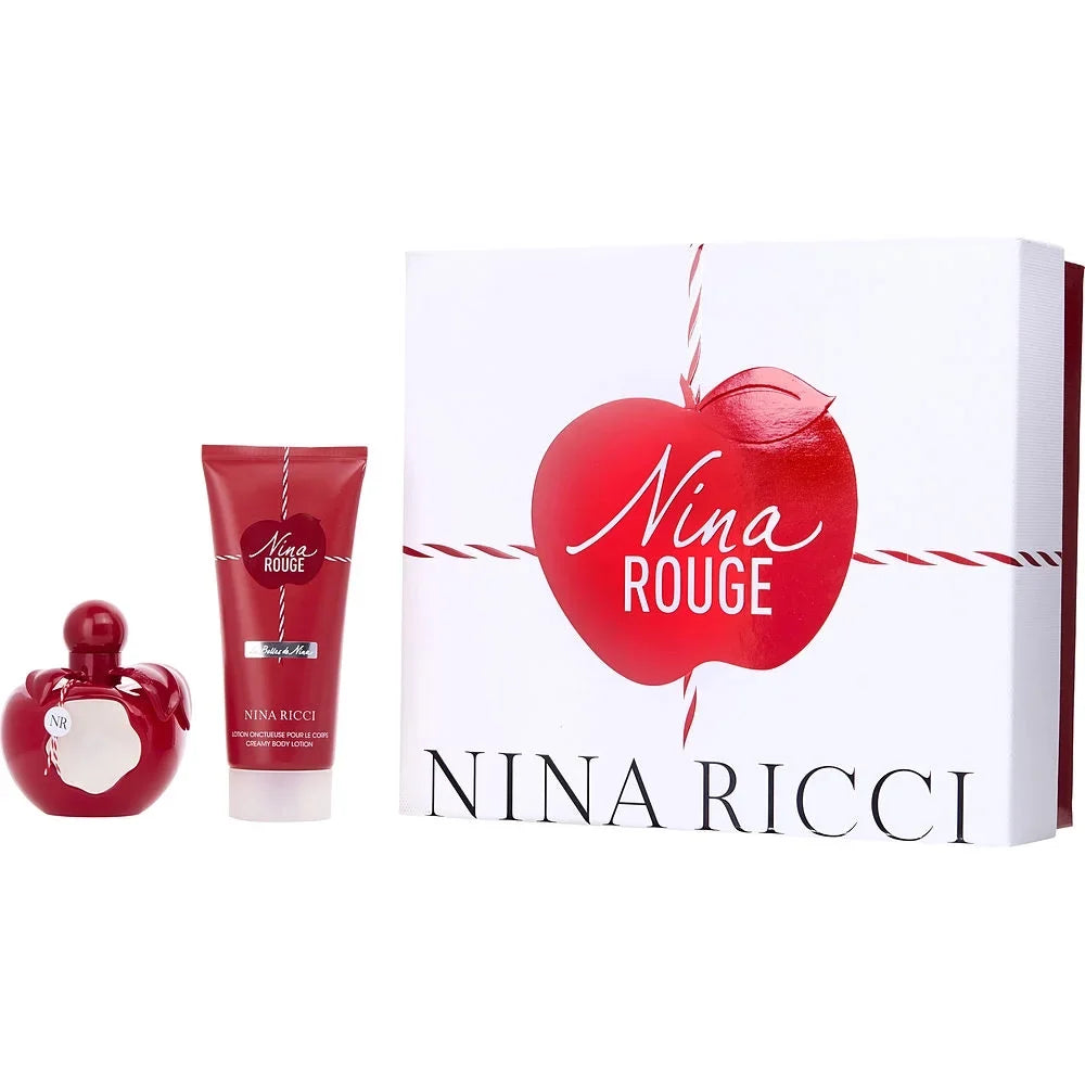 NINA ROUGE by Nina Ricci - EDT SizePRAY 2.7 OZ & BODY LOTION 3.4 OZ - WOMEN
