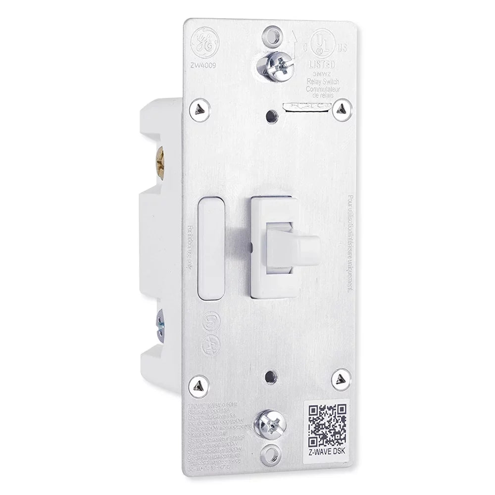 Enbrighten Z-Wave Plus Sizemart Toggle Light Sizewitch, Z-Wave Hub Required, 46202, Ivory