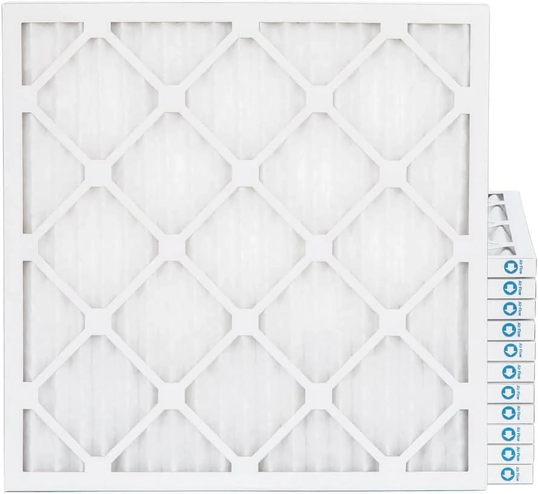 12X12x1 MERV 8 Pleated HV Furne Air Filters. Case Of 12. Ext Sizeize: 11-3/8 X 11-3/8 X 3/4