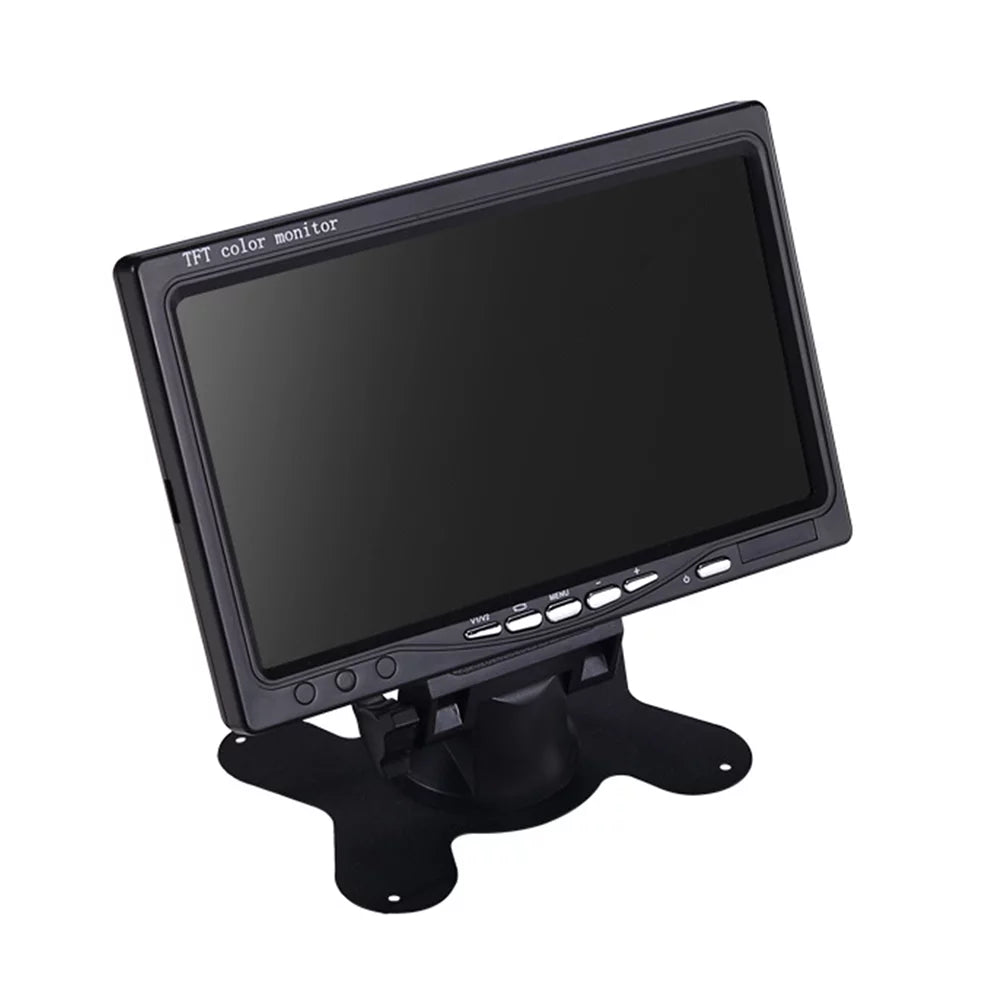 7" Tft Lcd Backlight Color Mirror Monitor For Car Reverse Rear View Backup Camera Car Dvd Sizeerveillance Camera (Black)