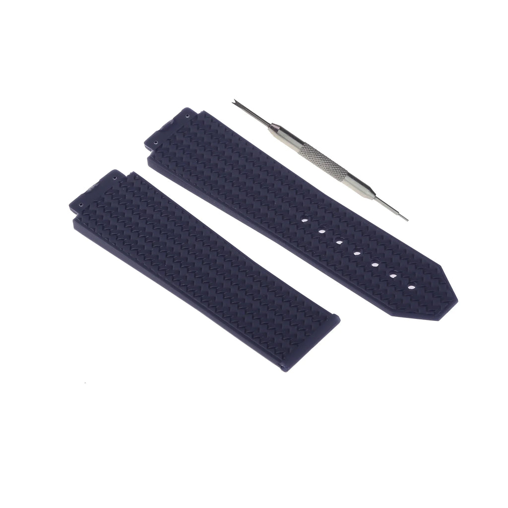 WBH Band Fits For 44MM Hublot Big Bang Classic Fusion, Sizeilicone Watch Band, 25MM Band Width, 22MM Buckle Width