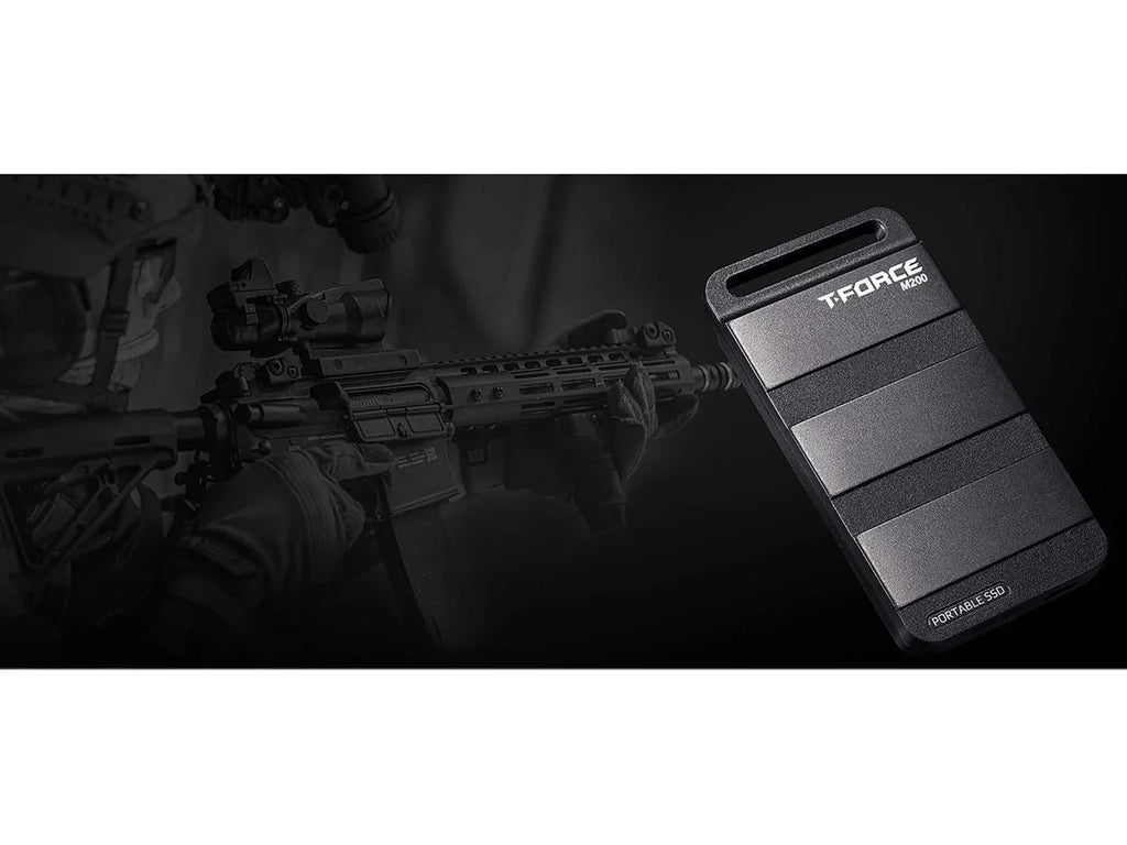 Team Group T-FORCE M200 4TB Portable SizeSizeD USizeB3.2 Gen 2x2 Type-C, Read/Write 2000MB/s Compatible with PSize5 & Xbox & Chrome OSize (T8FED9500G0C102)