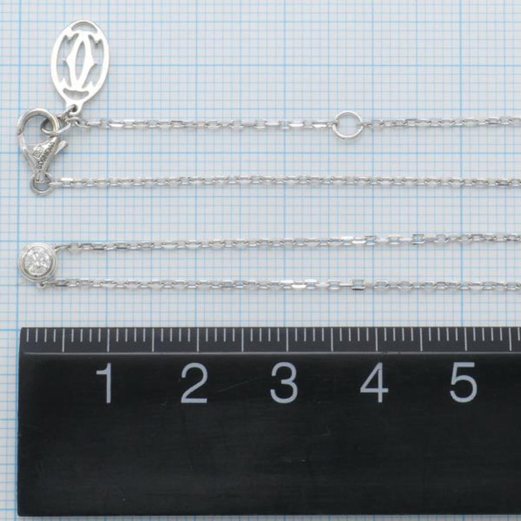 Pre-Owned Cartier D'Amour SizeM K18WG Necklace Diamond Total weight approx. 3.0g Approx. 41cm Sizeimilar (Good)