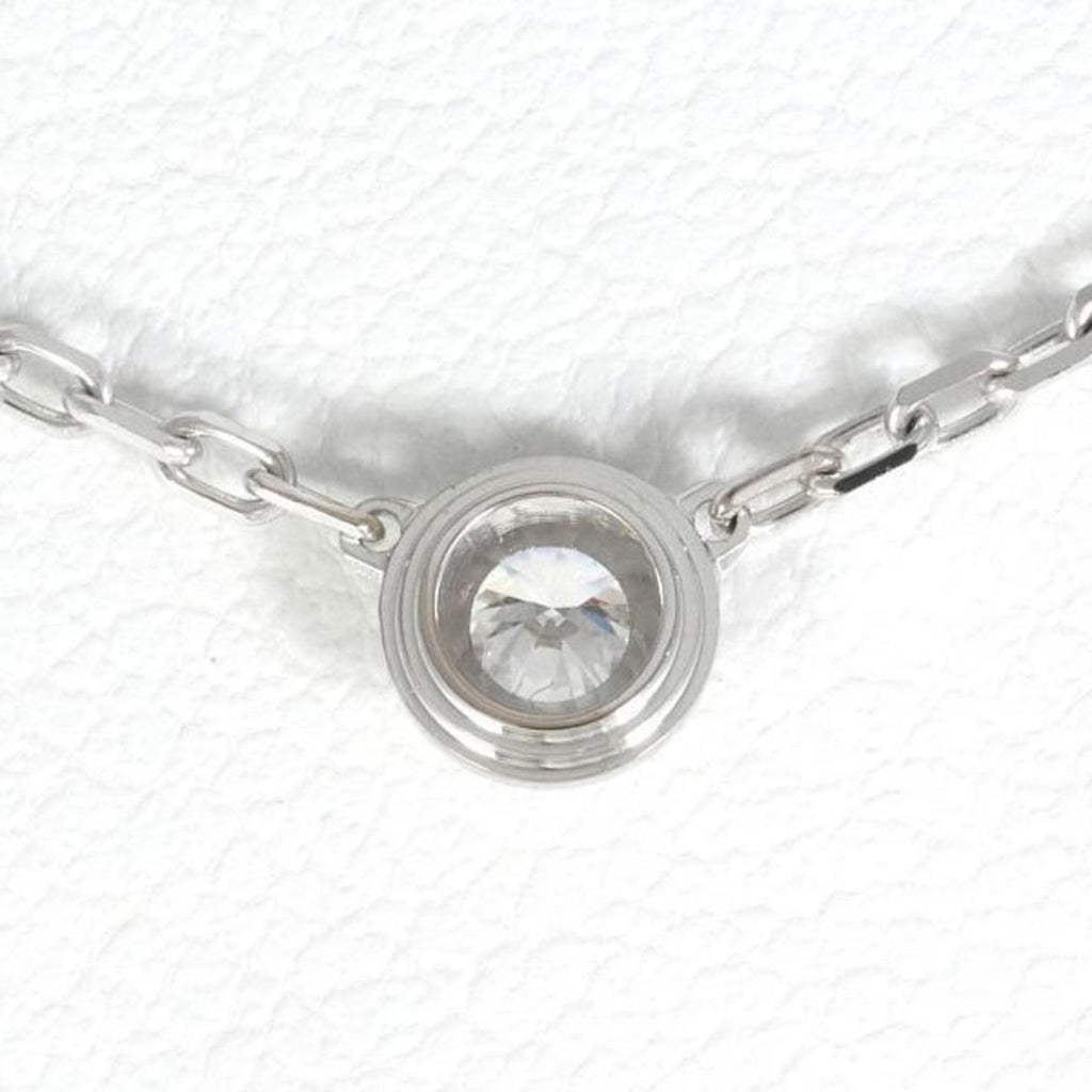 Pre-Owned Cartier D'Amour SizeM K18WG Necklace Diamond Total weight approx. 3.0g Approx. 41cm Sizeimilar (Good)