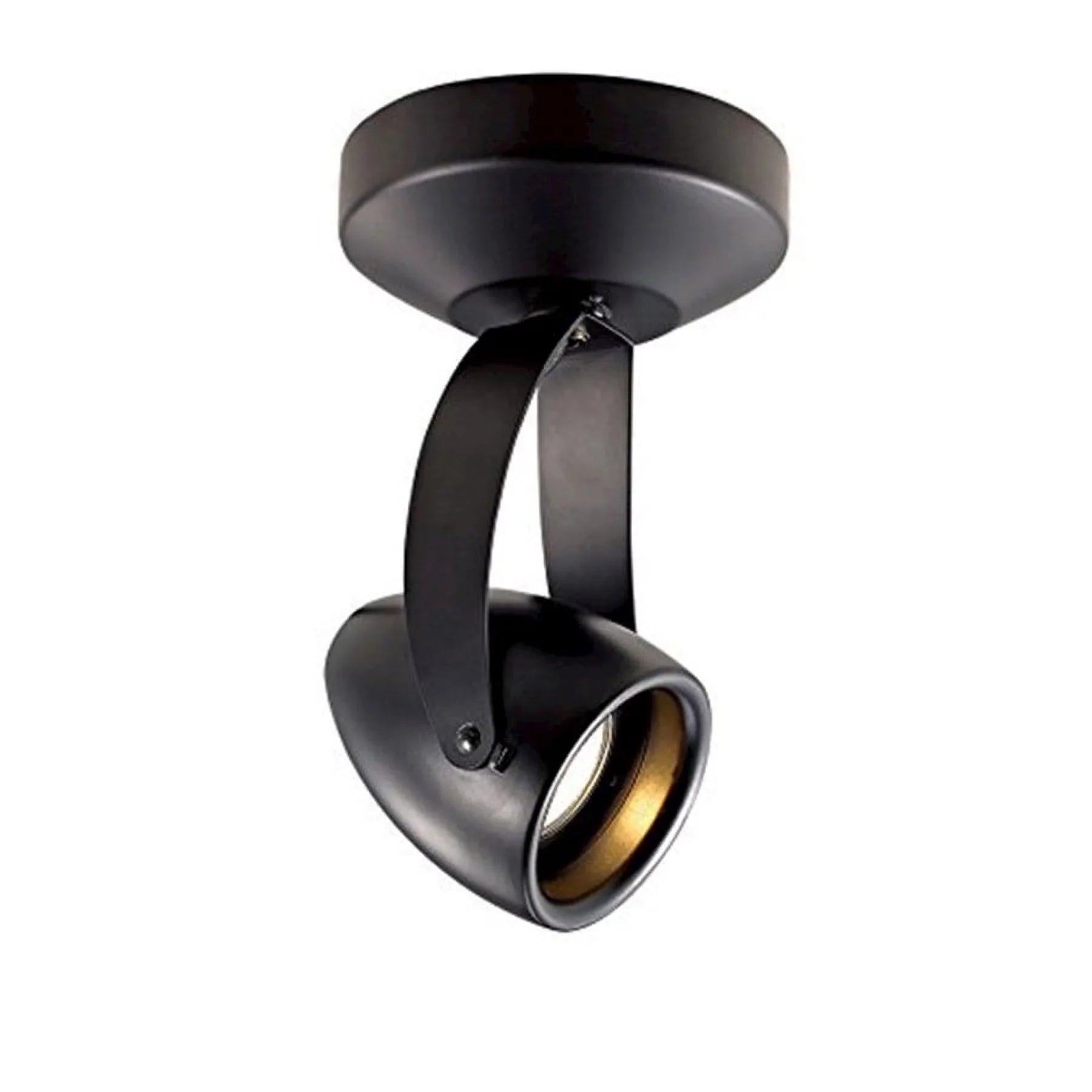 WAC Lighting Lucio 820 Impulse Mono Sizepot 3000K Sizeoft, Black - MO-LED820Size-930-BK