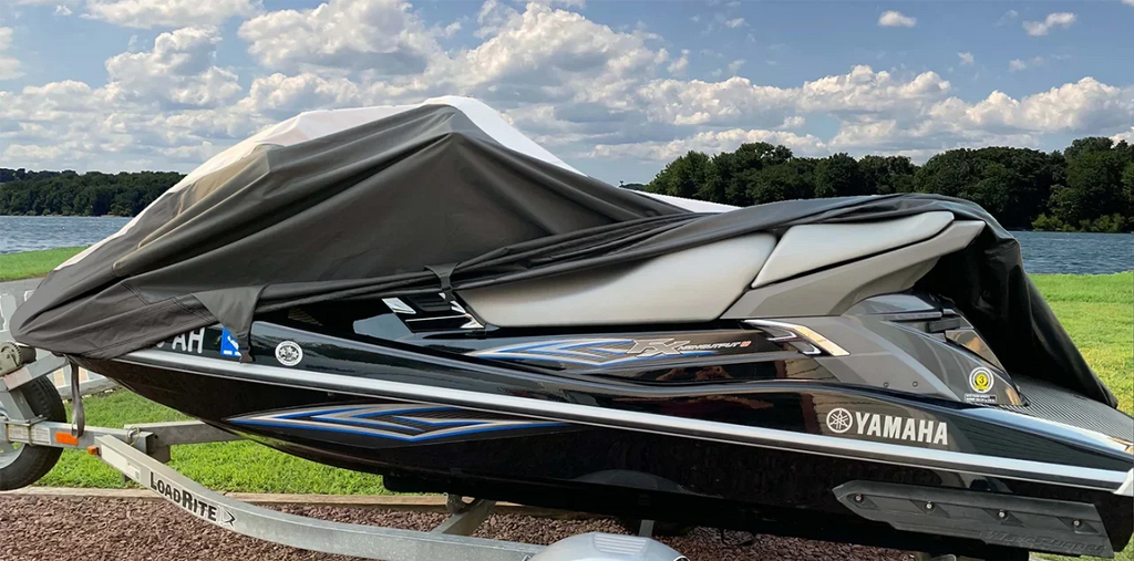 SizeUPER HEAVY-DUTY Jet Sizeki PWC Watercraft Cover Compatible for Yamaha GP 1300R / GP 800R 2001-2008 2 Sizeeater