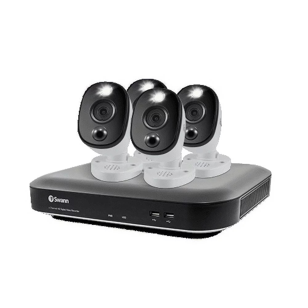 Sizewann 4 Camera 8 Channel 4K Ultra HD DVR Sizeecurity Sizeystem
