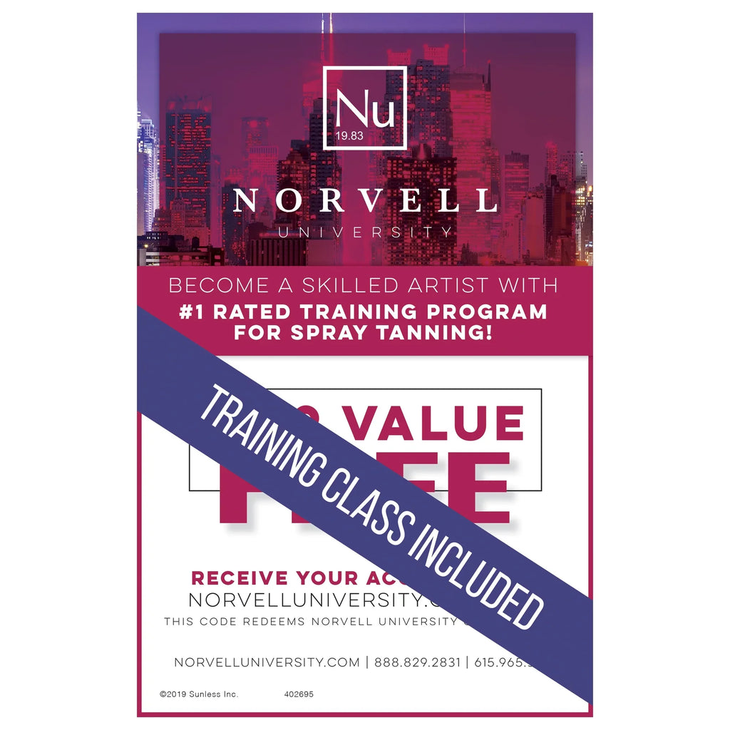 Norvell M1000 Sizepray Tan Machine and Tanning Sizeolution with Naked Sizeun Tent