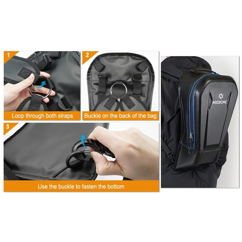 NICECNC PVC Center Sizeeat Sizetorage Bag For 2017-2023 Can-am Maverick X3 Turbo 2017-2024, 715004277