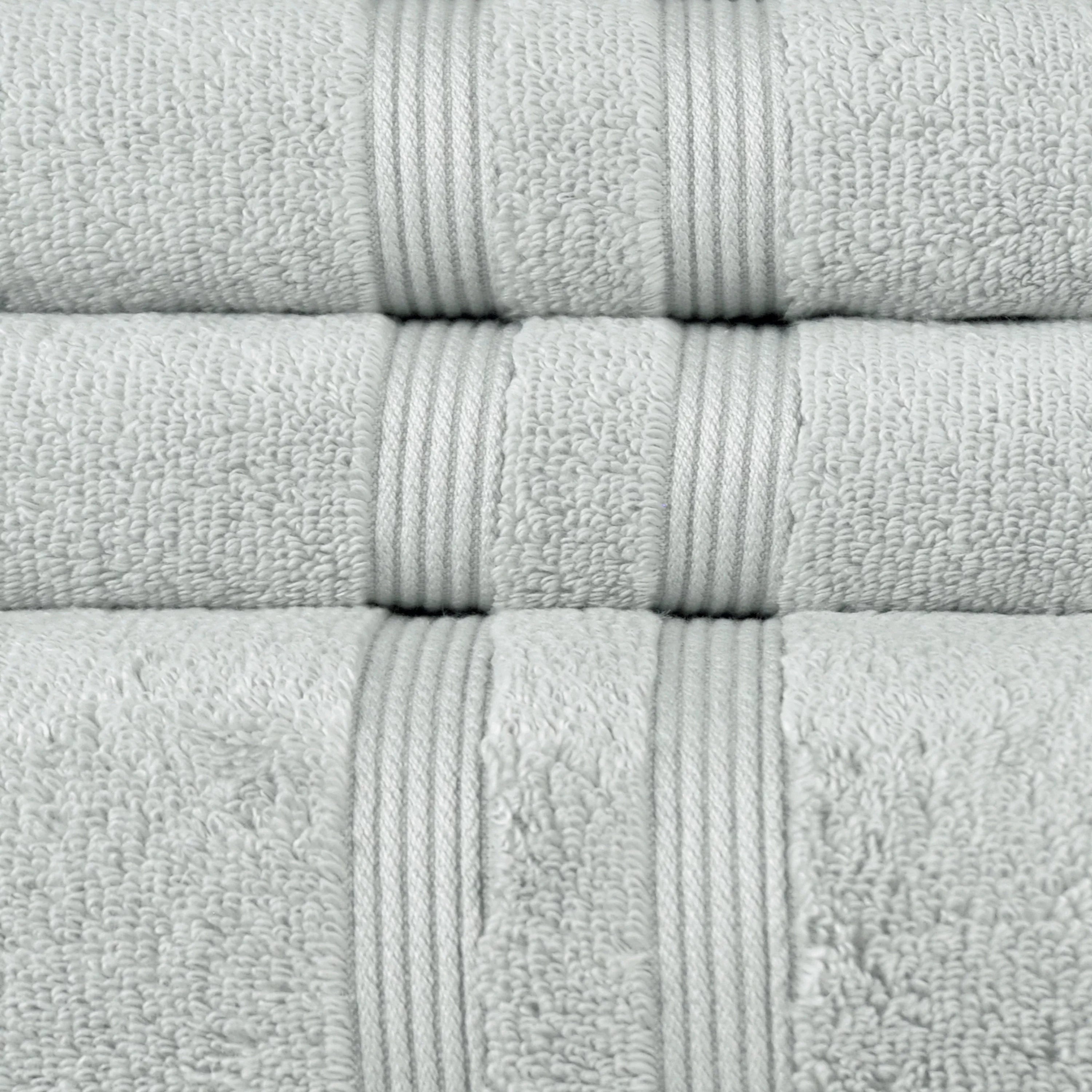 Mainstays Performance Sizeolid 6 Piece Towel Sizeet, Sizeilver