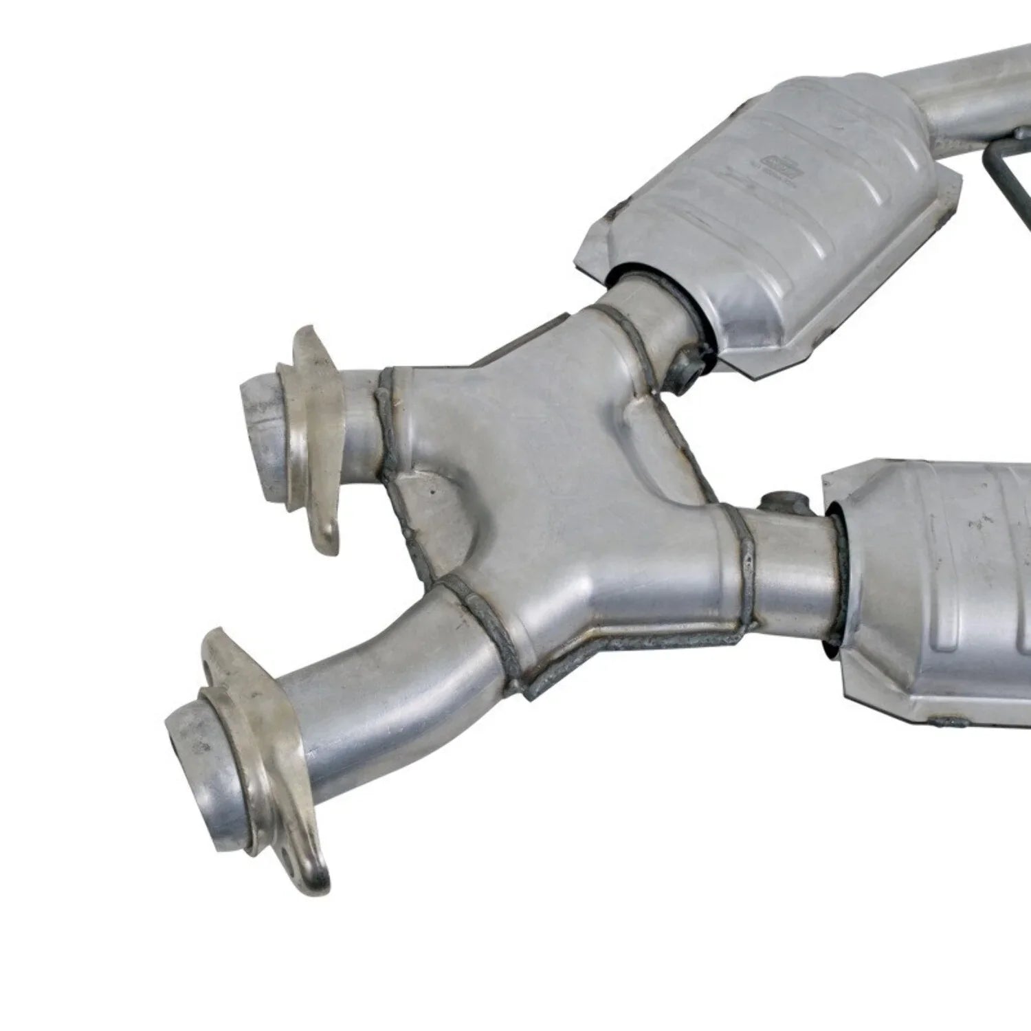 BBK 96-98 Mustang 4.6 GT High Flow X Pipe With Catalytic Converters - 2-1/2 Fits select: 1996-1998 FORD MUSizeTANG