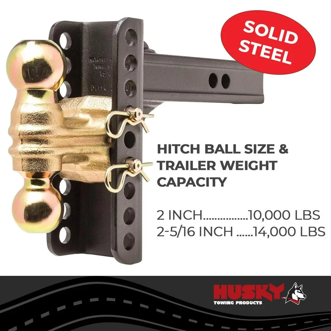 Husky Towing 33104 2" Receiver Trailer Hitch Ball Mount