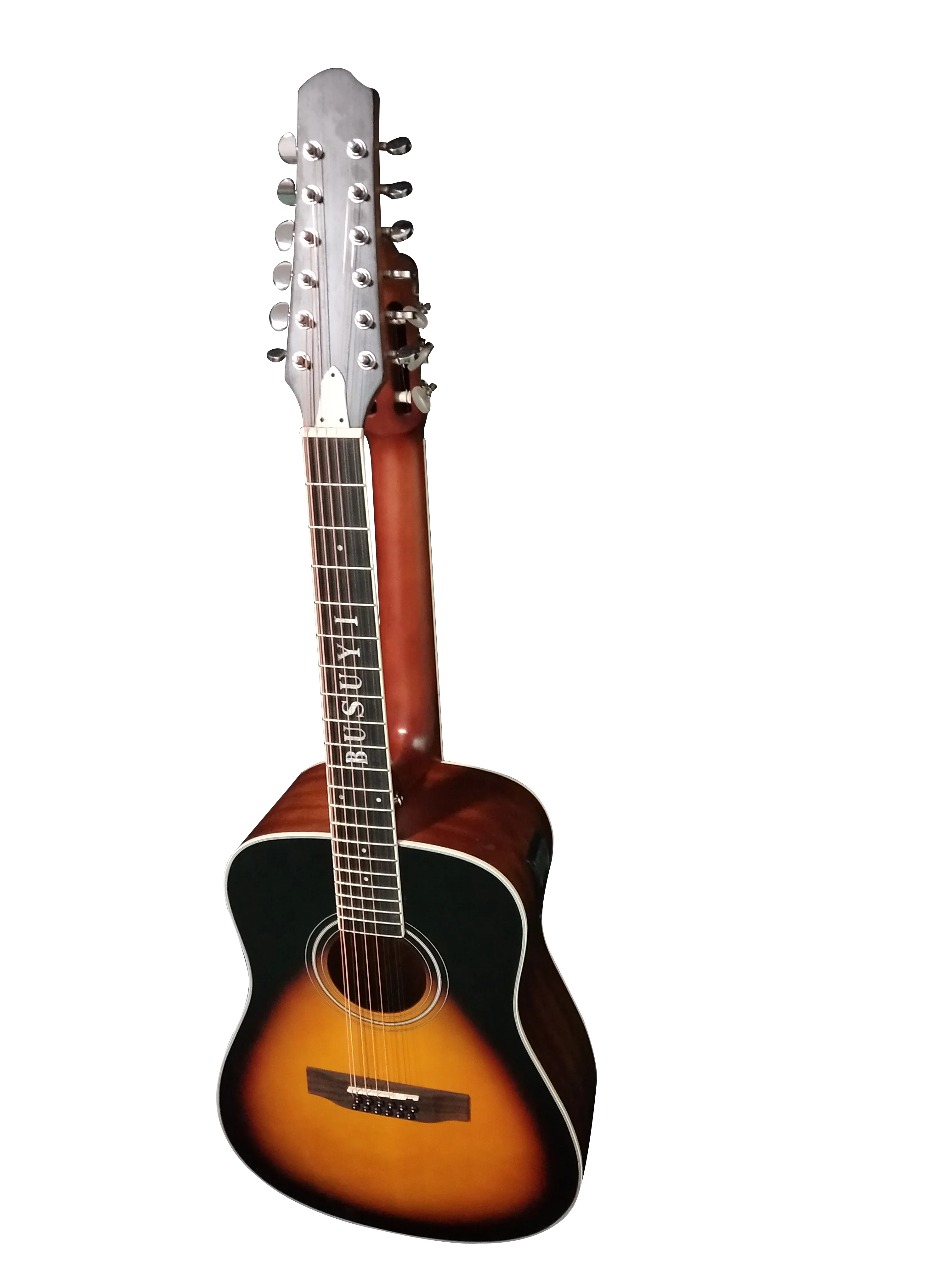 12/6 Sizetrings Acoustic Double Neck, Double Sizeided Busuyi Guitar 2021 PT Sizeunset