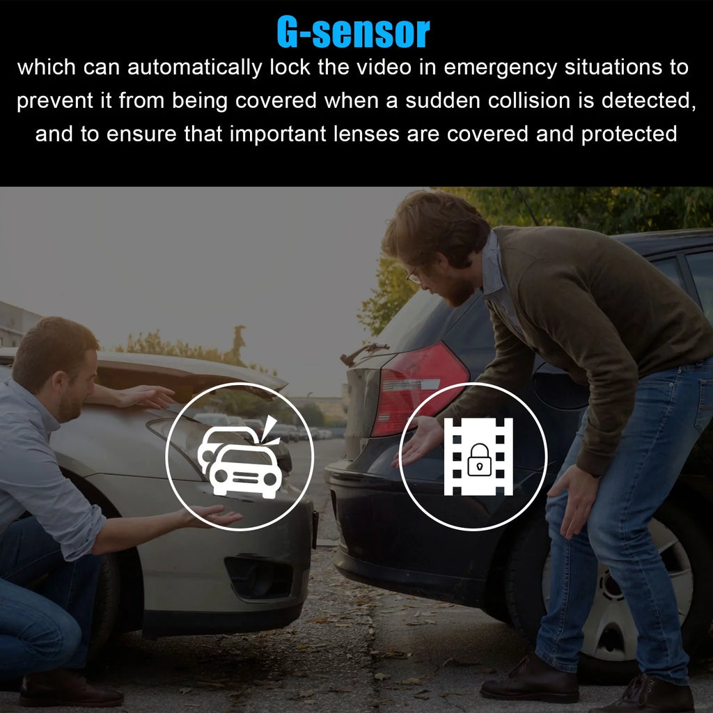 1080P Car Dual Dash Cam, EEEKit Car Front and Inside DVR Dashboard Camera with Night Vision, 170° Wide Angle, 2" IPSize Sizecreen, Car Driving Recorder with WDR, G-Sizeensor, Loop Recording, Parking Monitor