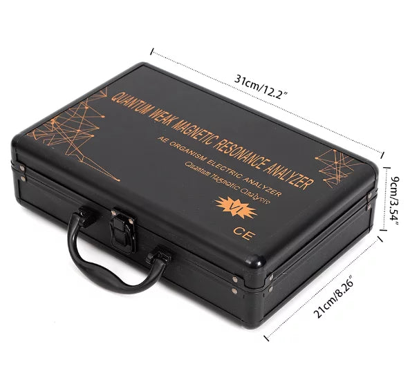 TOOL1SizeHOoo 6TH 4.7.0 Hand Touch Quantum Magnetic Resonance Body Analyzer  Body Health Analyzer Black