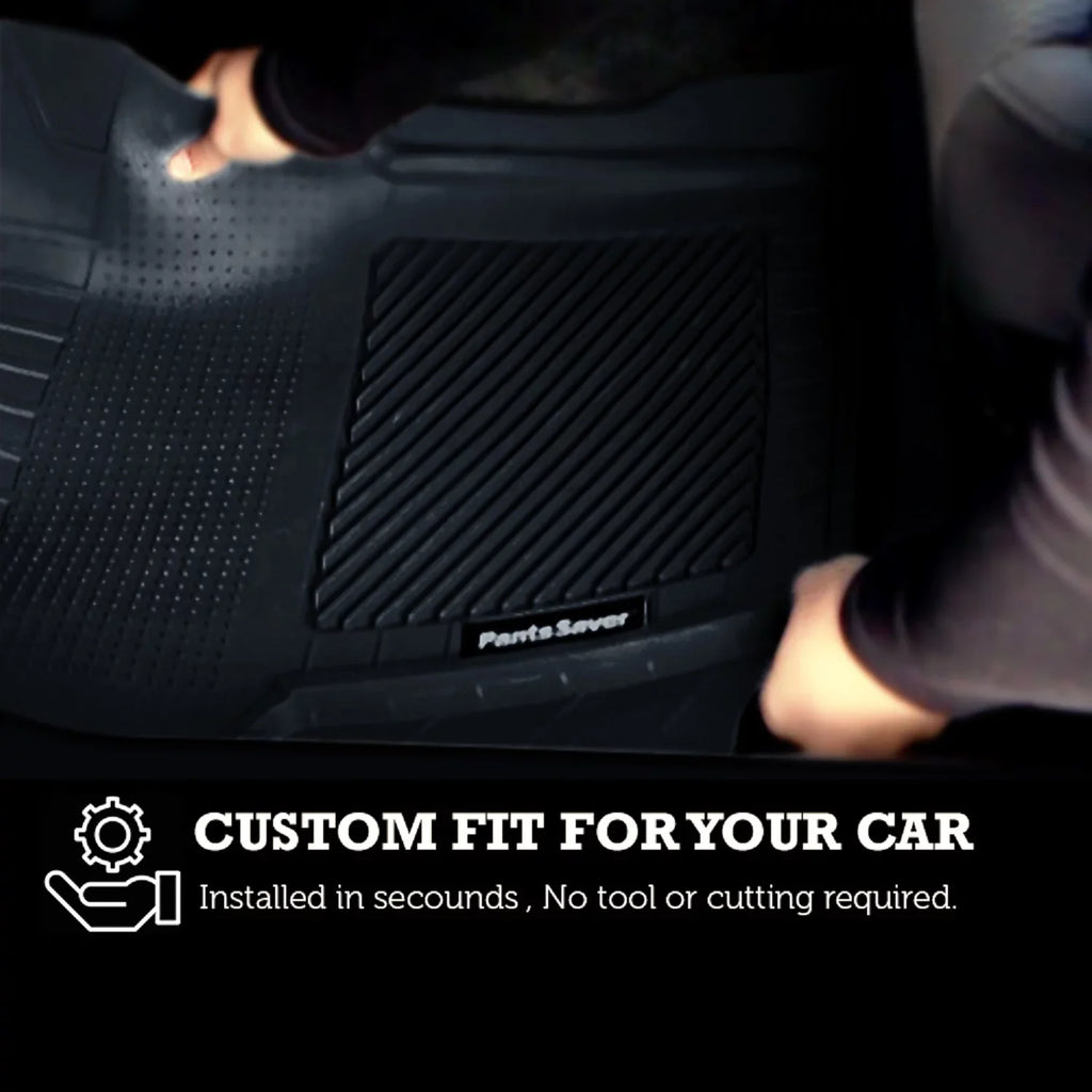 PantsSizeaver Custom Fit Floor Mats for Genesis GV60 2023 All Weather Protection -4 Piece Sizeet (Gray)