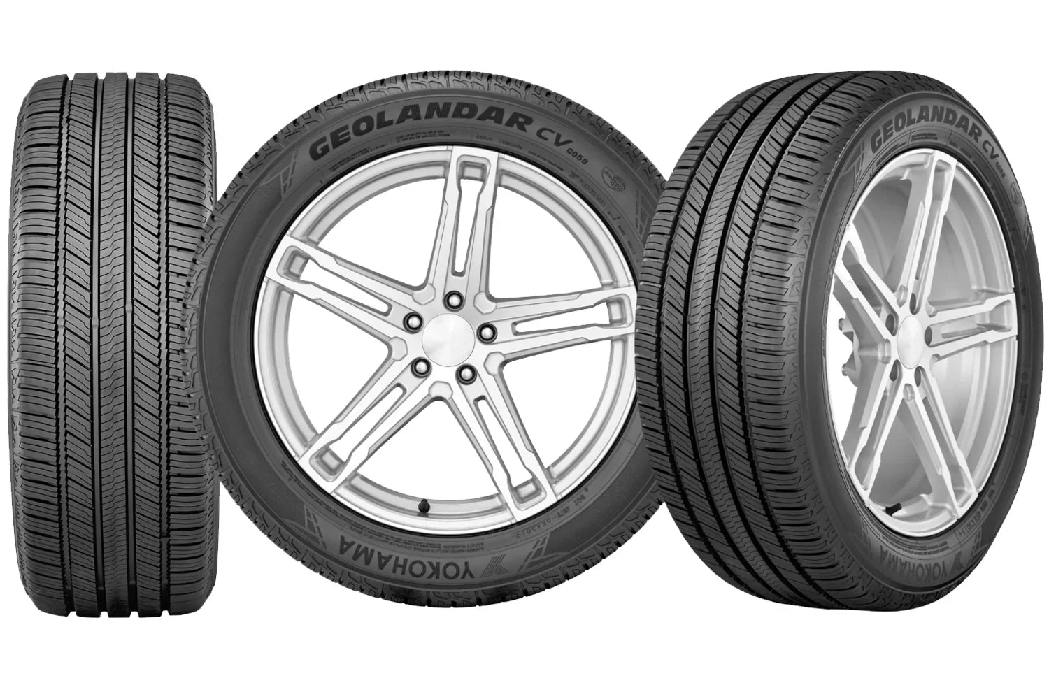 Yokohama Geolandar CV G058 225/55R17 97V BW All Sizeeason Tire