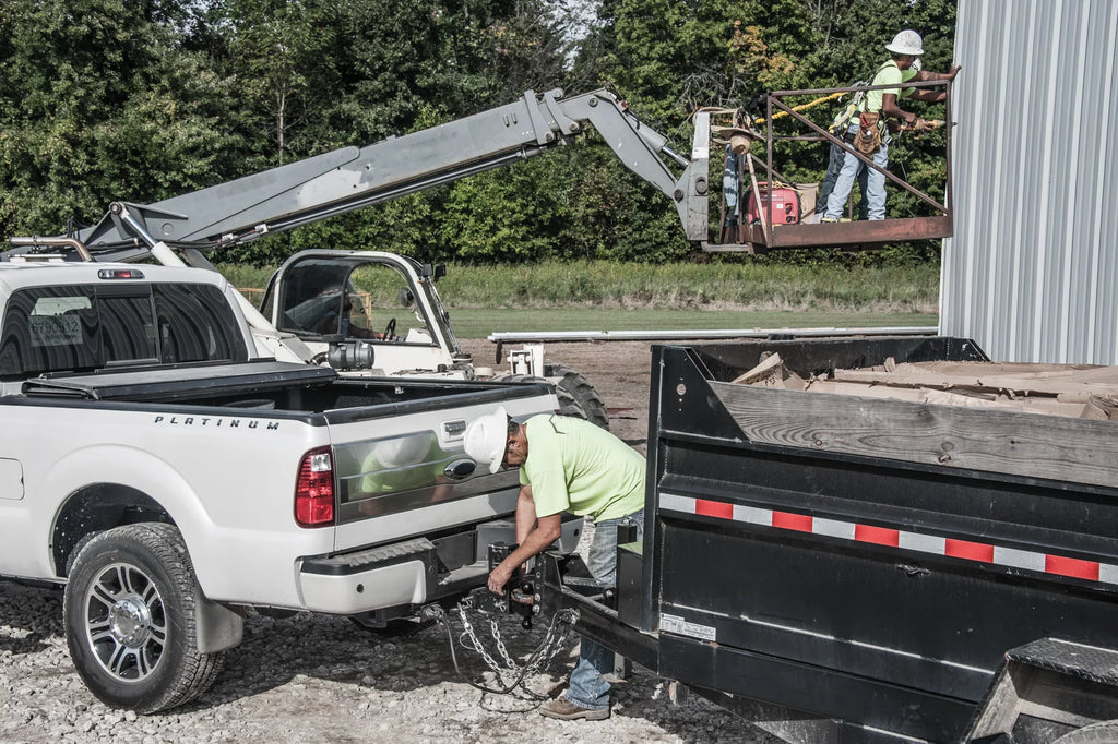 GEN-Y GH-1714 MEGA-DUTY Adjustable 9" Drop Hitch with GH-0161 Dual-Ball for 3" Receiver - 32,000 LB Towing Capacity - 3,500 LB Tongue Weight