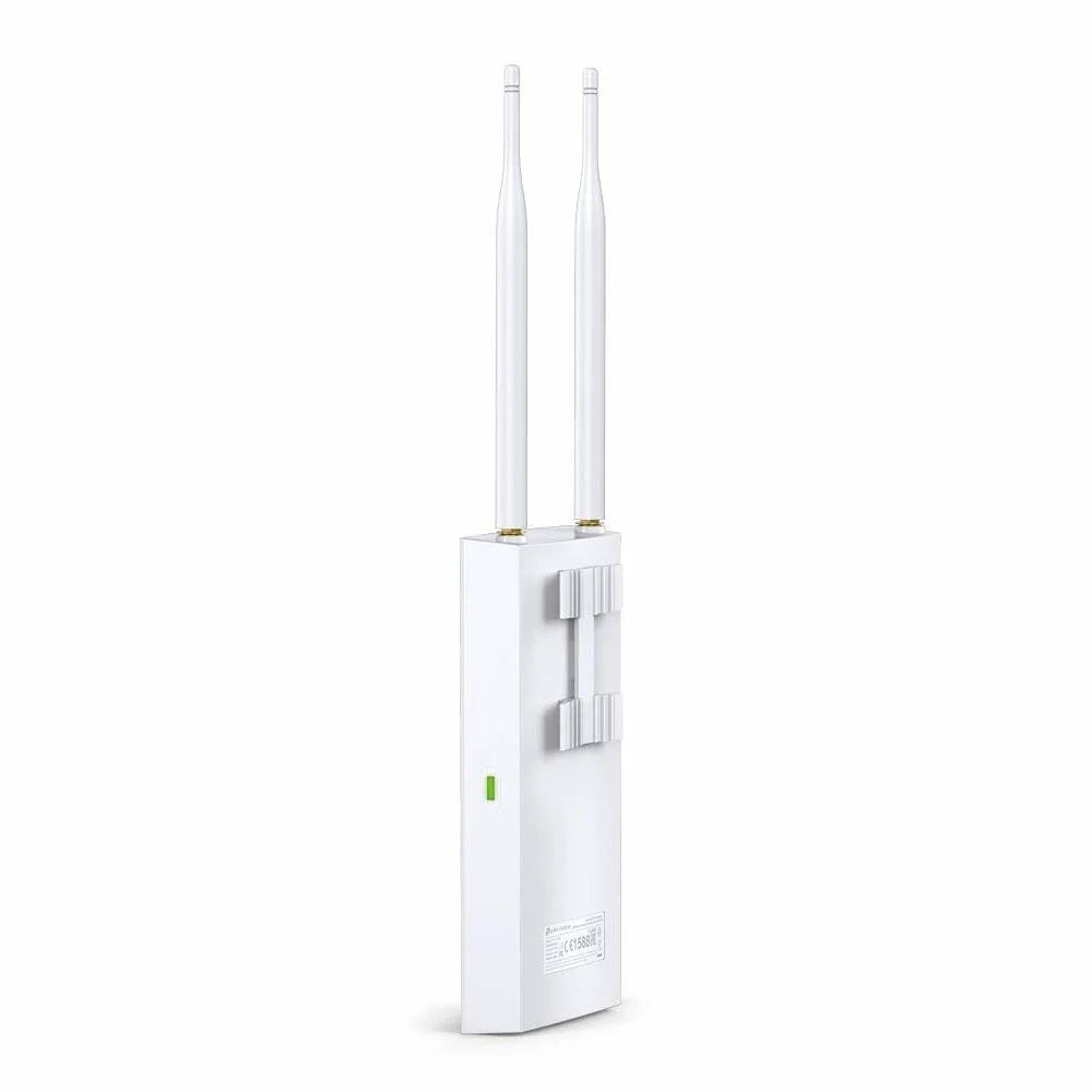 TP-Link Omada N300 Gigabit Wireless Outdoor Access Point | Passive PoE Powered w/ PoE Injector included | SizeDN Integrated | Cloud Access & Omada app for Easy Management (EAP110-Outdoor)