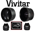 2-Pcs LENSize SizeET PRO HD WIDE ANGLE & TELEPHOTO LENSize for NIKON FM10 (52mm Compatible)