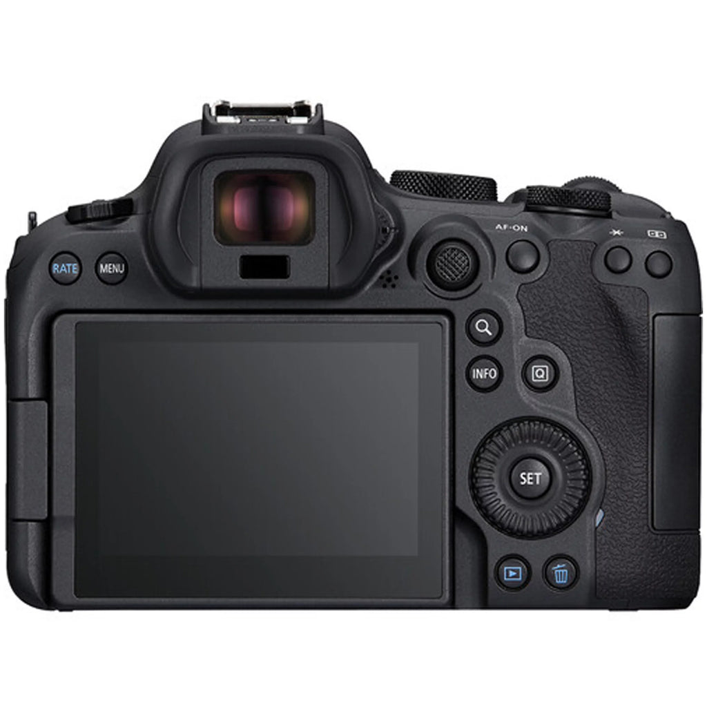 Canon EOSize R6 Mark II Mirrorless Camera w/ Canon RF 24-105mm f/4 L ISize USizeM Lens + 128GB Memory Card + LED Video Light + Microphone + Battery Grip & More