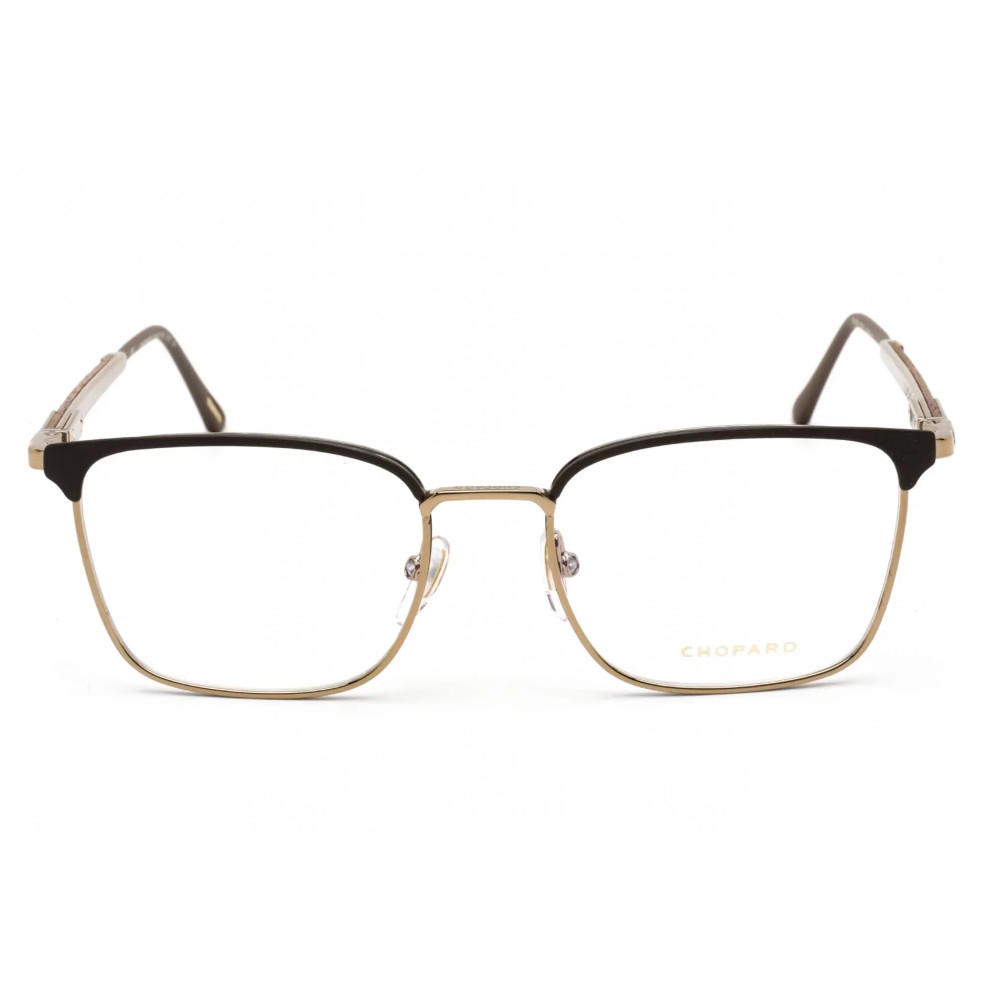 Chopard VCHG06 02A8 Men's Gold/Black/Brown Frame Eyeglasses, 55 mm