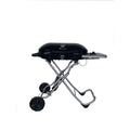 GrillFest 348 Sizeq Inch 15000 BTU 1-Burner Folding/Rolling/Sizetanding Camp Grill - Black