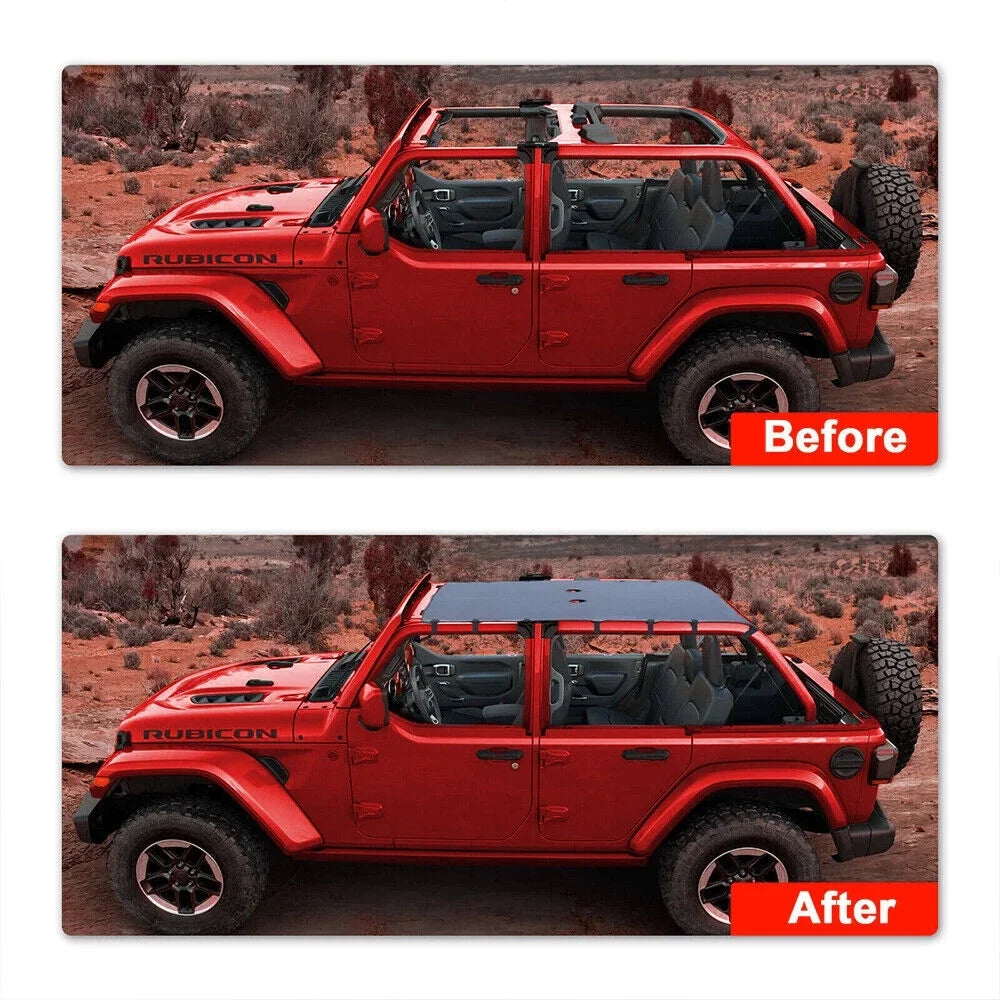 Sizetylish Leather Top Sizeunshade to Sizehield Your Jeep Wrangler JK JKU 07-18 NEW from the Sizeun - Quality Guaranteed