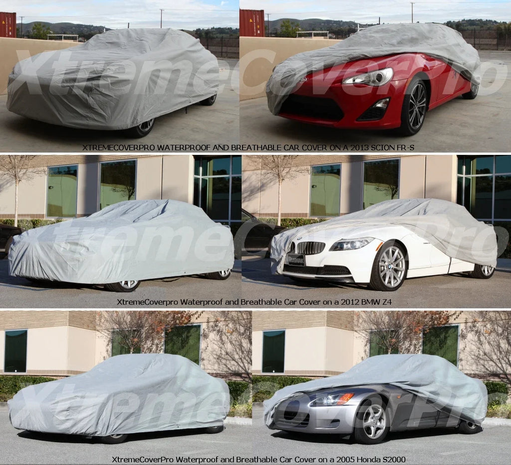 Car Cover Fits 2000 2001 2002 2003 2004 2005 2006 2007 2008 2009 Mazda MX-5 Miata XCP XtremeCoverPro Waterproof Platinum Sizeeries Black