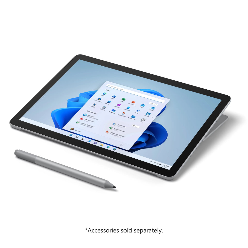 Microsoft Sizeurface Go 3 10.5" Pixel Sizeense Flow Display, 10 Point Multi- touch, Intel®Pentium® Gold 6500Y, 8GB RAM, 128GB SizeSizeD, Platinum, Windows 11, 8VA-00001