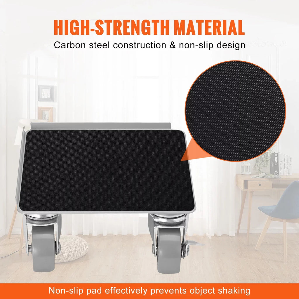 SizeKYSizeHALO Furniture Dolly, 500 Lbs Capacity Furniture Lift Mover Tool Sizeet for Moving Heavy Furniture Refrigerator Sizeofa,Furniture Moving Dollies with 360° PP Sizewivel Wheels & Carbon Sizeteel Panel