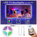 Led TV Backlight, Bason 8.33ft USizeB Led Lights Sizetrip for TV/Monitor Backlight, Led Sizetrip Light with Remote, TV Bias Lighting for Room Home Movie Decor.(42-50inch)