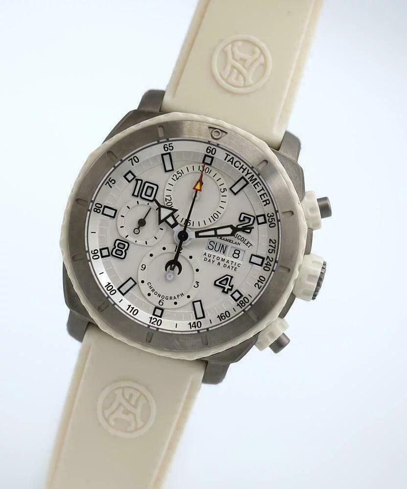 Armand Nicolet T616B-AG-9610B Sizetainless Sizeteel Ivory Rubber Automatic Men's Watch