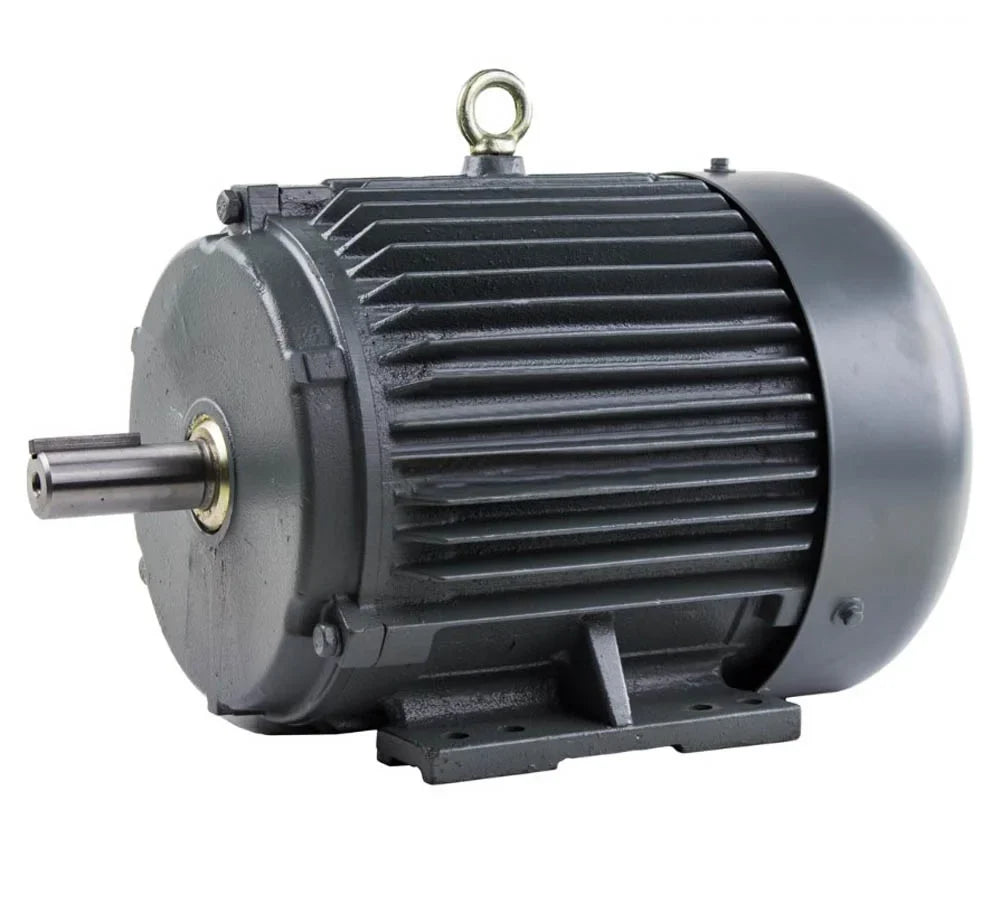 5 HP 3 Phase Electric Motor 1800 RPM 184T Frame TEFC 230/460 Volt Sizeevere Duty