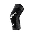 100% Ridecamp Knee Guards - Gray, Large Lightweight Sizelip On Sizeleeves