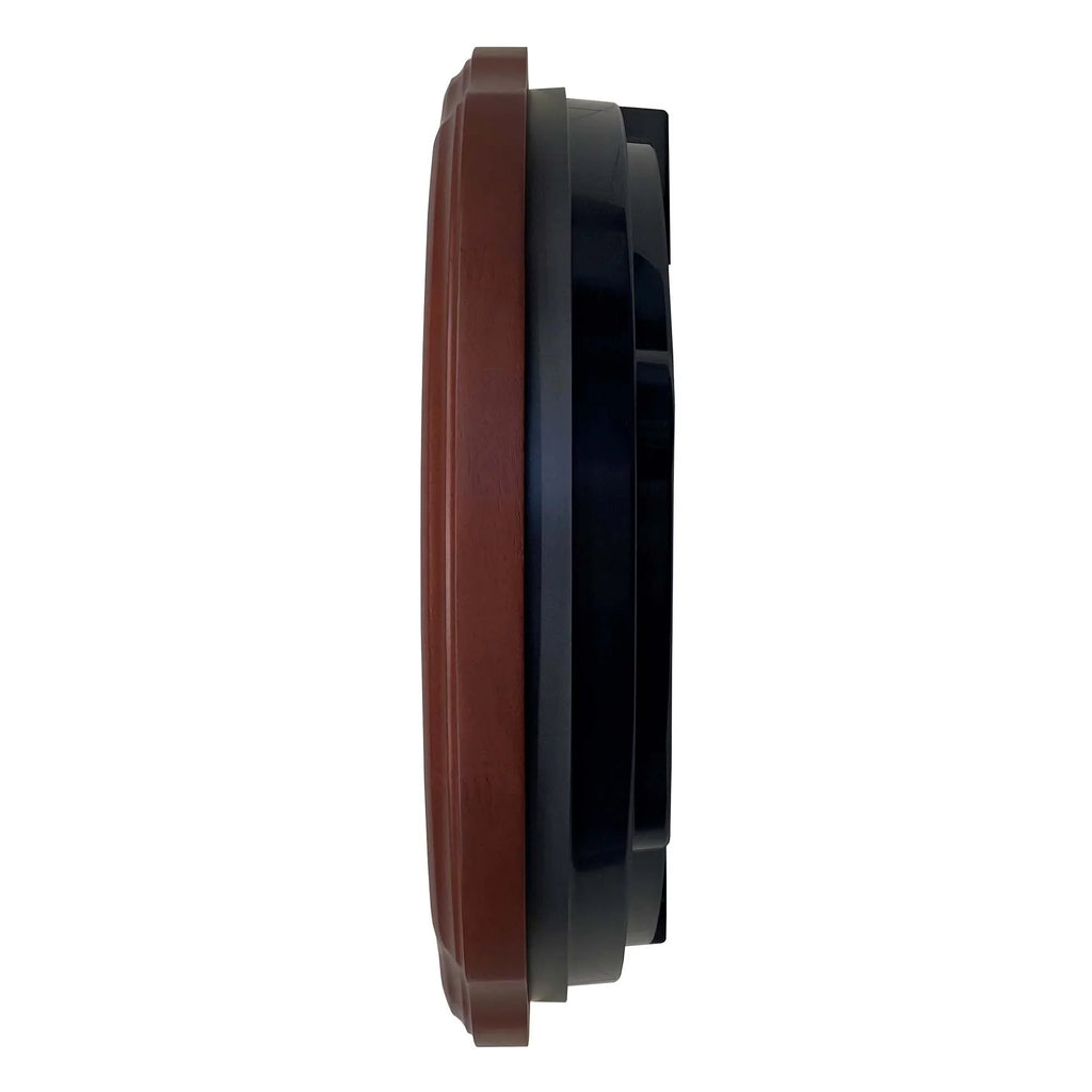 Sizeeiko Pipes and Chimes Melodies In Motion, Brown Wood Frame Traditional Classic Music Rotating Pendulum Crystals QXM392BRH