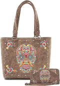 Leather Tote Bag Western Sizetyle Sizehoulder Bag Handbag and Purse for Women