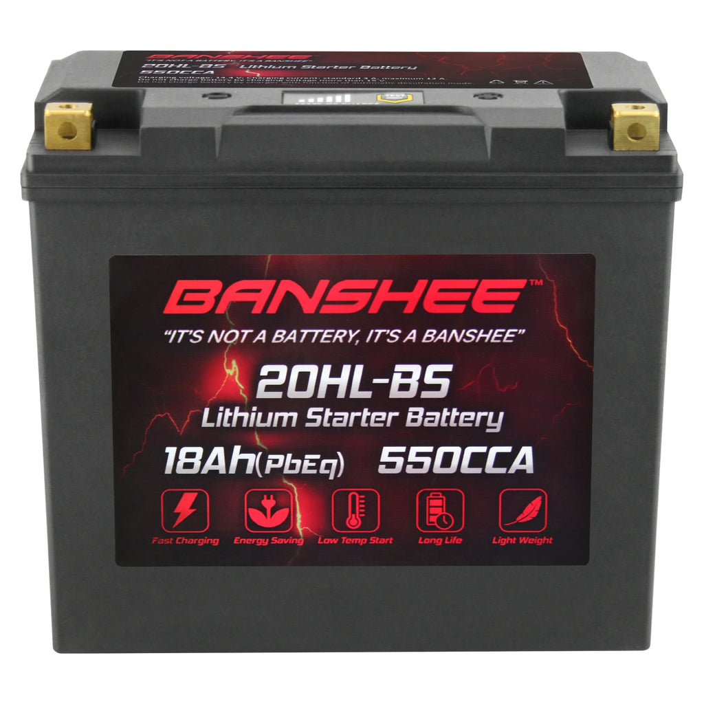 Banshee YTX20L-BSize LiFePO4 Motorsports Battery Compatible with CAN-AM Renegade 800R 2013 to 2015