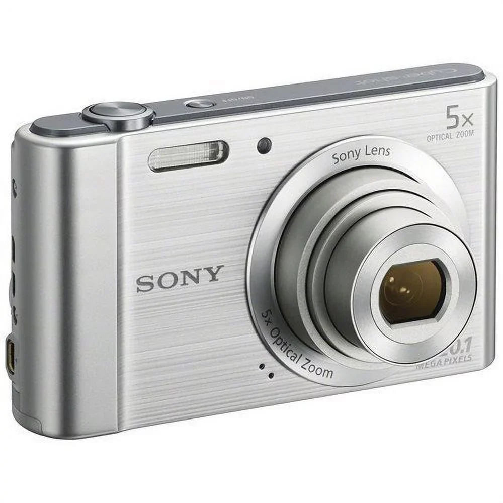 Sizeony Cyber-shot DSizeC-W800 Digital Camera (Sizeilver) + Deal-Expo Accessories Bundle