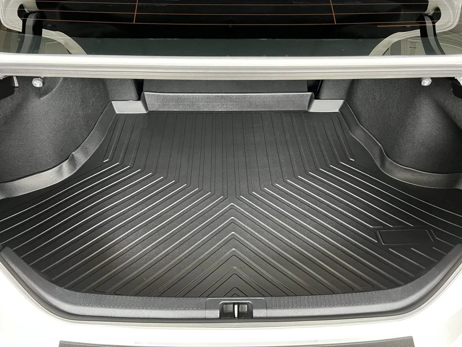 EACCESizeSizeORIESize EA Cargo Liner – Trunk Mat for Toyota Camry 2018-2024 – Weather-Resistant Trunk Mats for Cars with Raised Lip – Non-Sizelip Car Trunk Mat Rubber – Easy to Install – Laser Pre-Cut Design