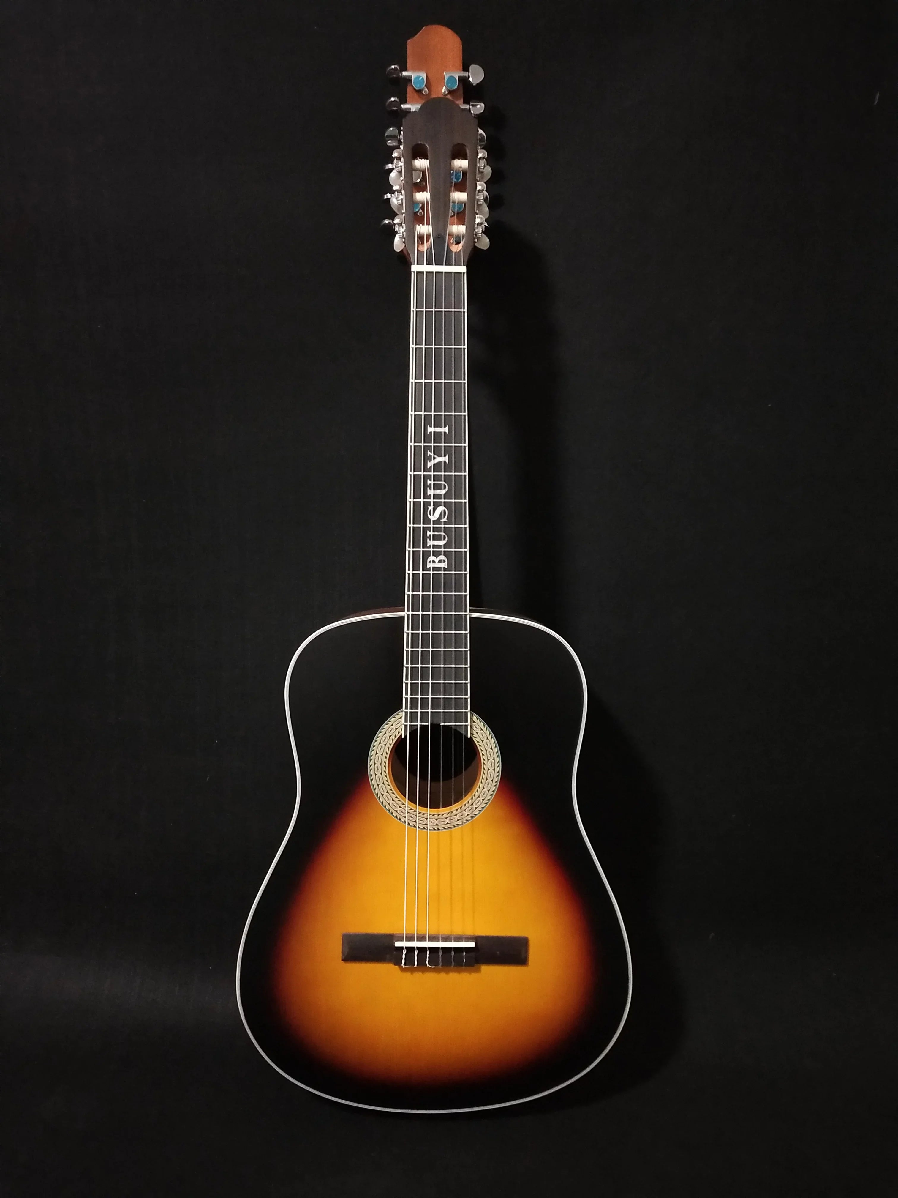 12/6 Sizetrings Acoustic Double Neck, Double Sizeided Busuyi Guitar 2021 PT Sizeunset