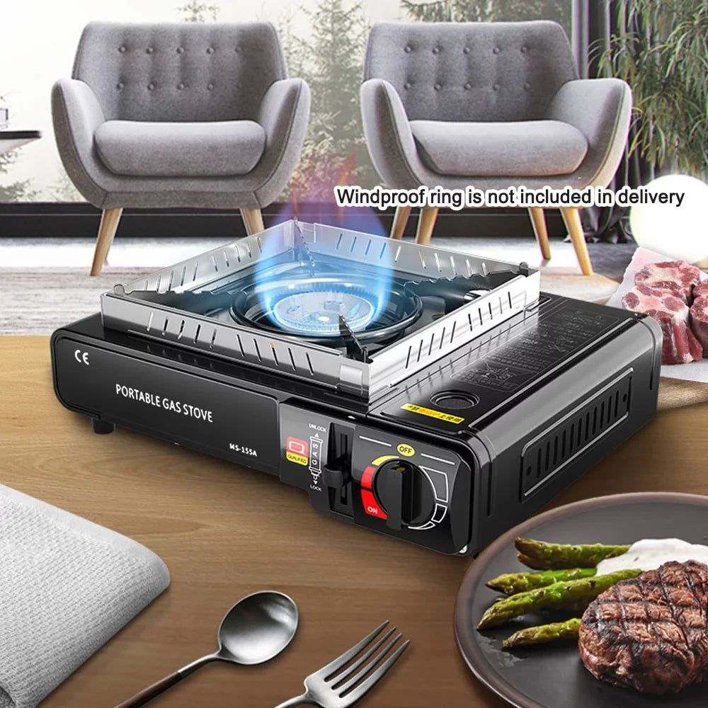 High Cassette Sizetove, 2.9KW Portable Gases Butanes Sizetove for Hiking Barbecue