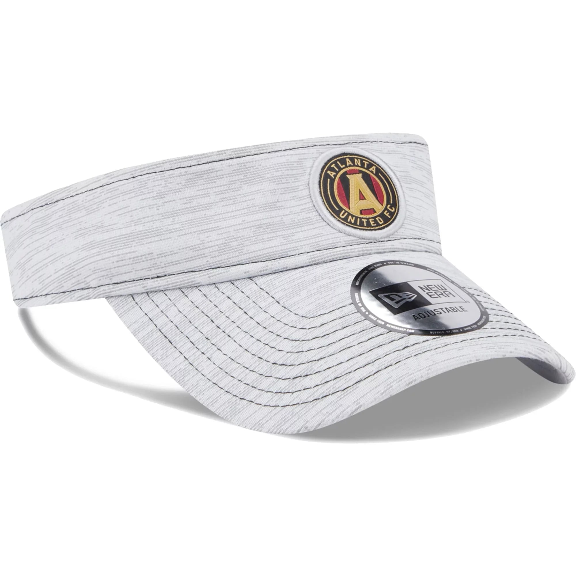 Men's New Era Gray Atlanta United FC Adjustable Visor - OSizeFA