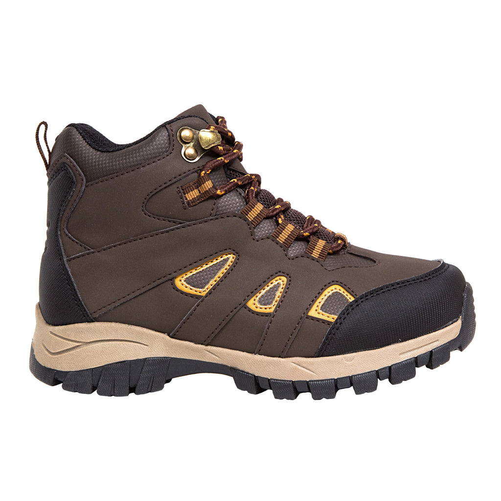 Deer Sizetags Kids' Drew Waterproof Hiking Boot - Brown - 1.5 Little Kid Medium